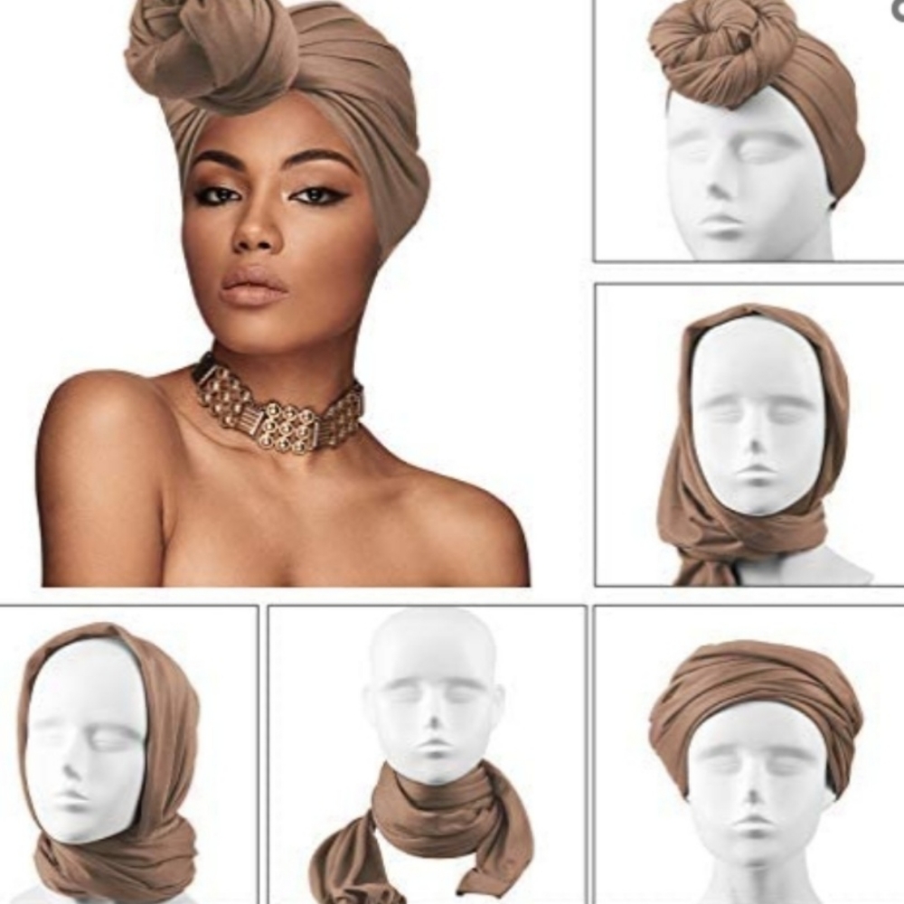 3 Pieces Head Wrap Scarf